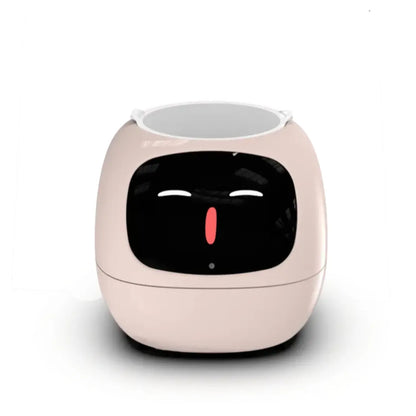 Pink Tuya Ivy Smart Planter,Endless Fun over 49 Rich Expressions,7 Smart Sensors and AI Chips Make Raising Plants Easy and Fun