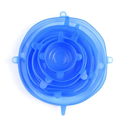 6Pcs Silicone Stretch Lids