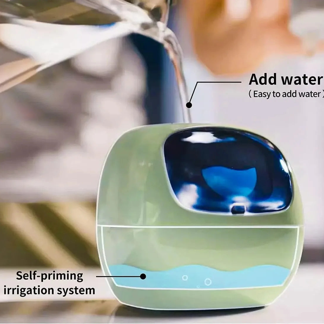 Pink Tuya Ivy Smart Planter,Endless Fun over 49 Rich Expressions,7 Smart Sensors and AI Chips Make Raising Plants Easy and Fun