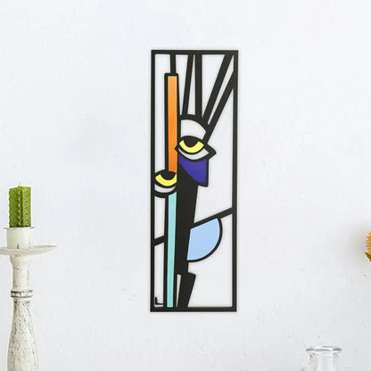 Abstract Human Face Wall Paintings