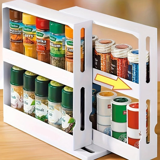 Kitchen Spice Storage Rack Organizer