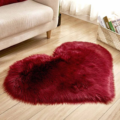 Heart Shape Soft Rug