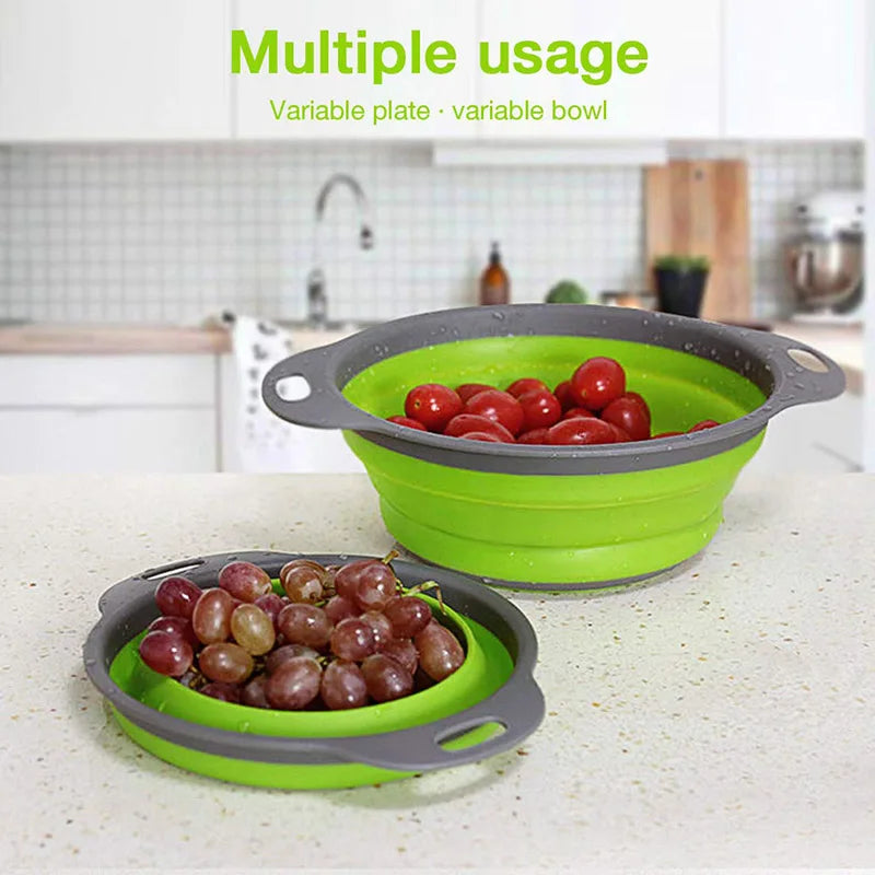 Foldable Silicone Drain Basket