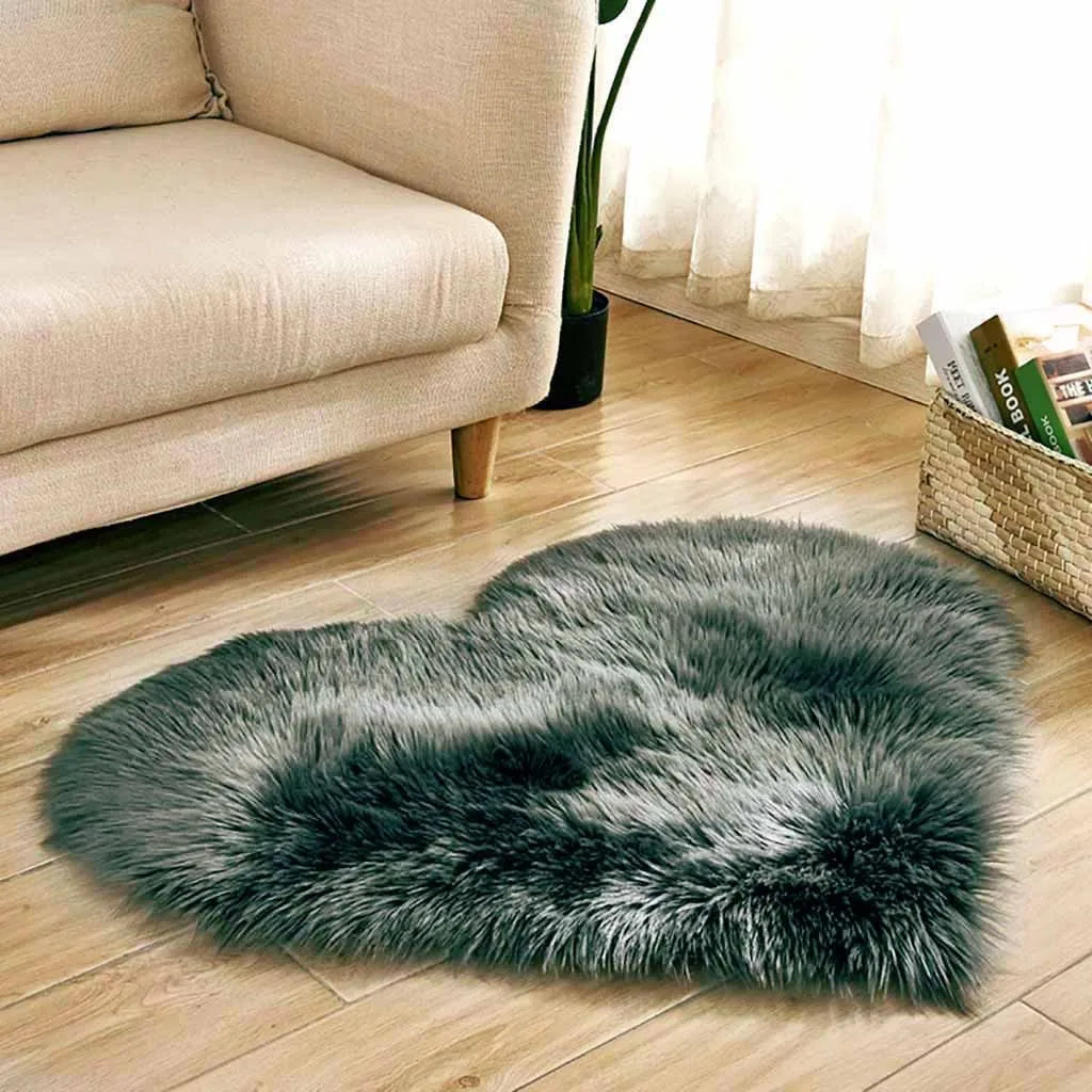 Heart Shape Soft Rug
