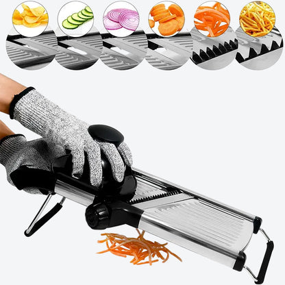 Stainless Steel Chopper & Mandolin Grater Set