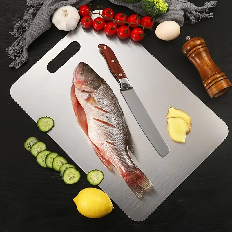 Thickened Stainless Steel Cutting Board