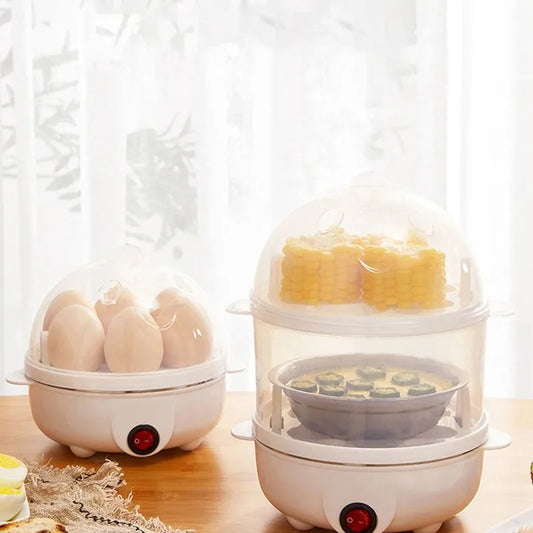 Multifunction Double Layers Egg Boiler