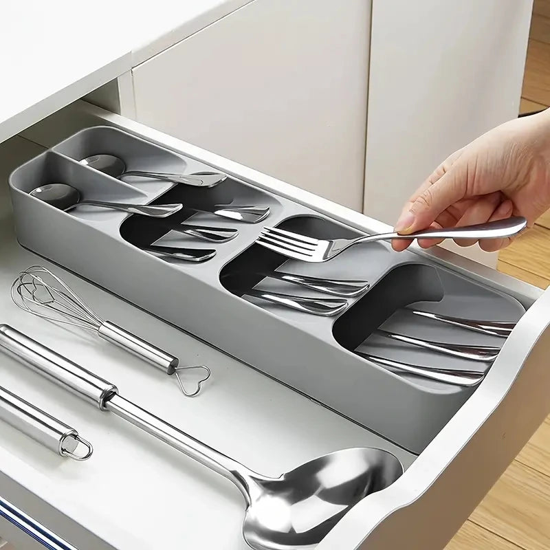 Multi-Purpose Cutlery Storage Tray 
