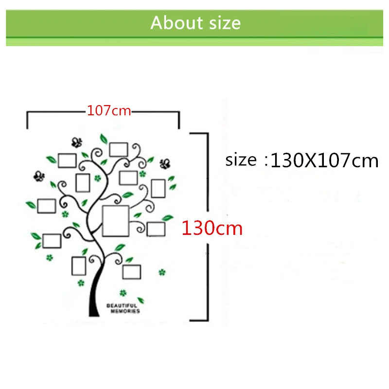 3D Home Photo Frame Wall Sticker