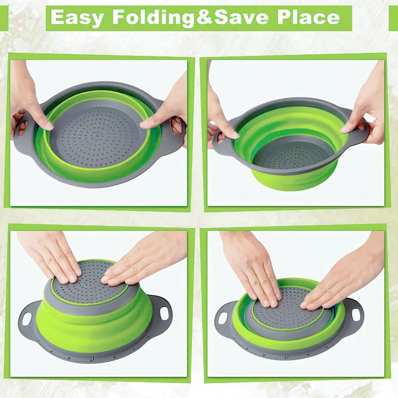 Foldable Silicone Drain Basket