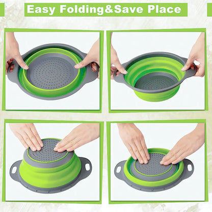 Foldable Silicone Drain Basket