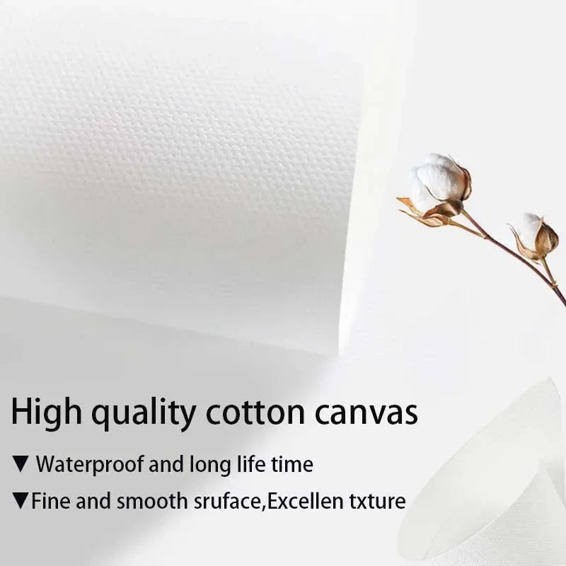 Abstract Floating Black Gold Canvas