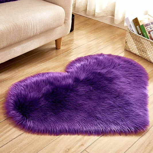 Heart Shape Soft Rug
