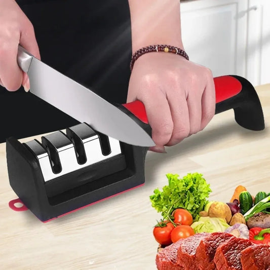Handheld 3/4-Segment Knife Sharpener