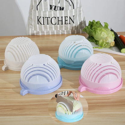 Creative Fruit and Vegetable Cutting Bowl