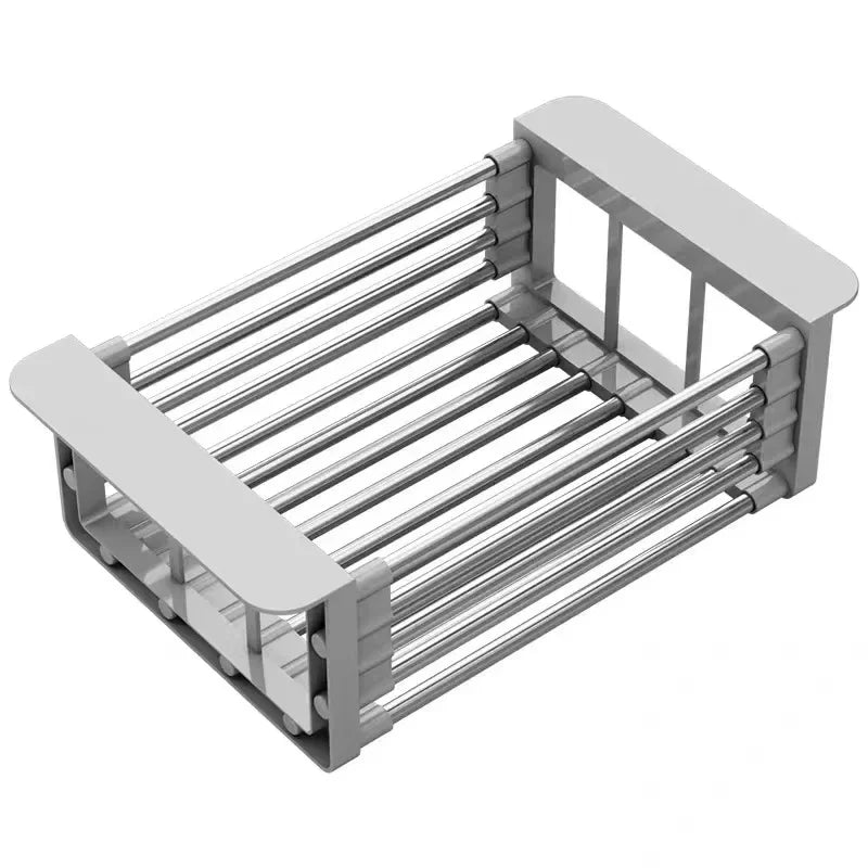 Retractable Over-Sink Dish Rack