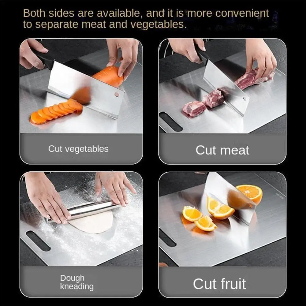 Thickened Stainless Steel Cutting Board