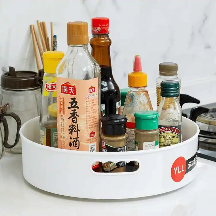 360° Rotating Kitchen Organizer Tray