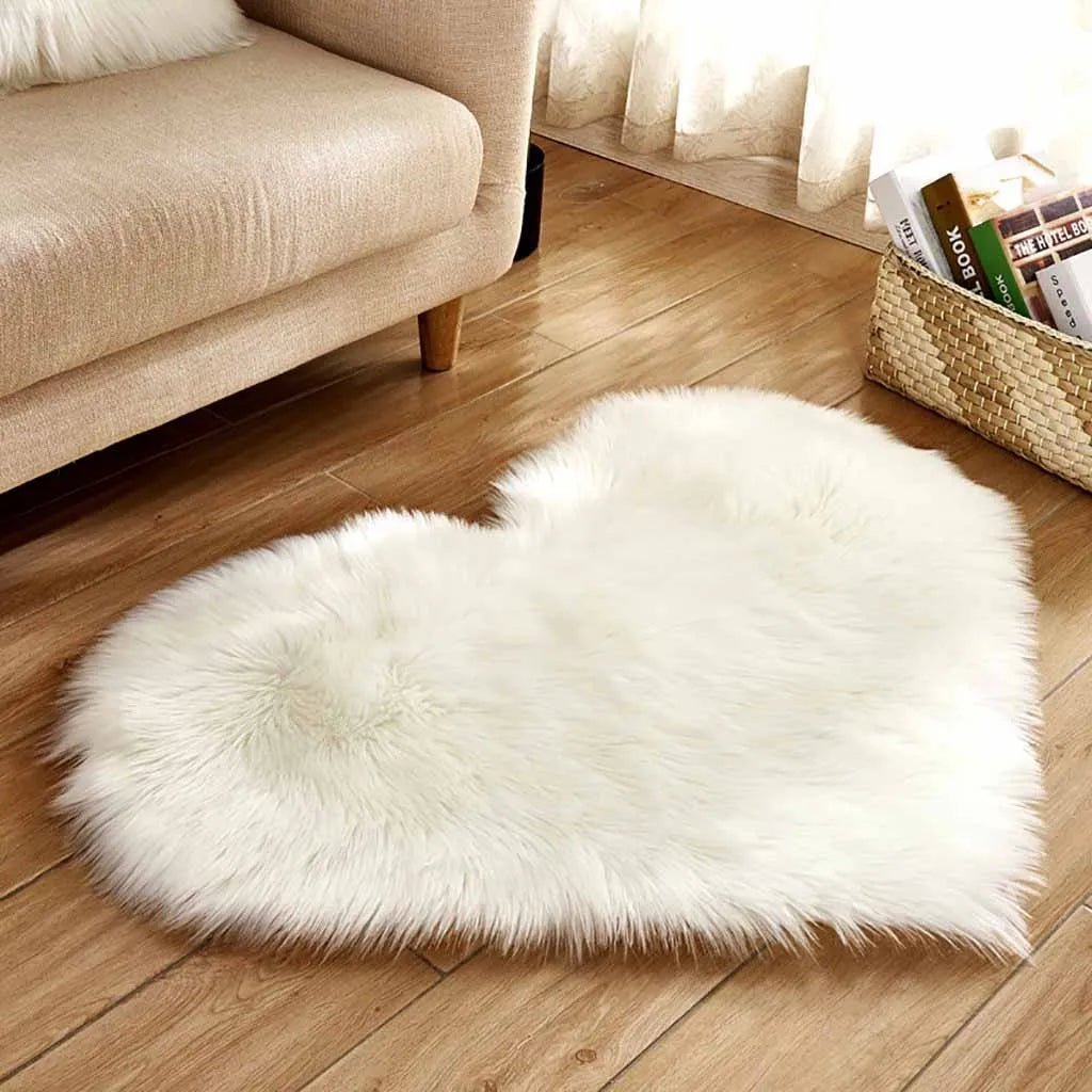 Heart Shape Soft Rug