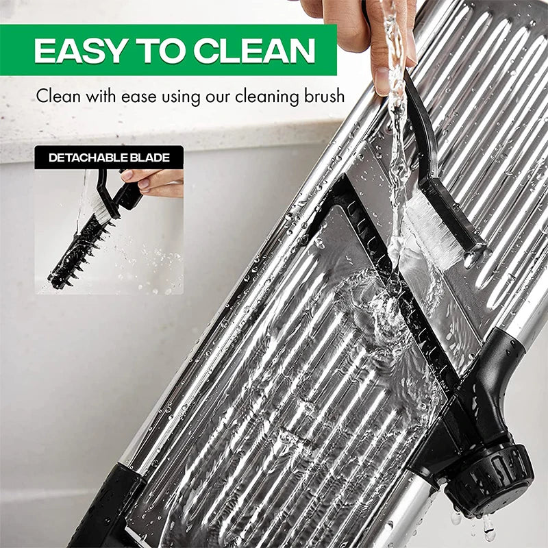 Stainless Steel Chopper & Mandolin Grater Set