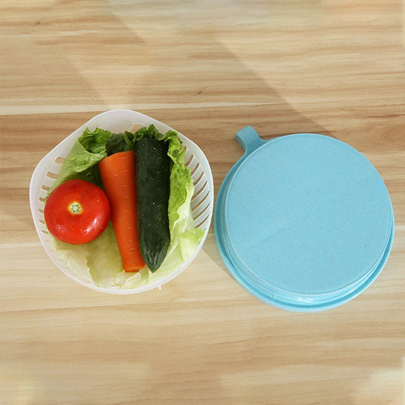 Creative Fruit and Vegetable Cutting Bowl