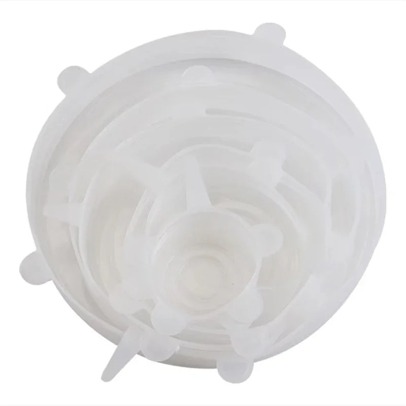 6Pcs Silicone Stretch Lids