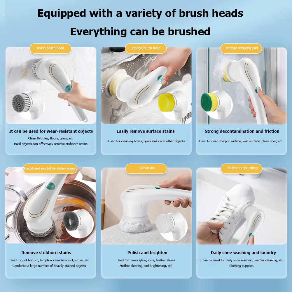 Rechargeable Electric Cleaning Brush