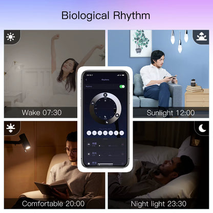 Zigbee LED Light Bulb E14 Candle Lamp Smart 5W RGBCCT 2200-6500K Dimmable Light Tuya Alexa Google Voice Control