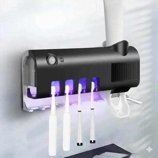 Solar Toothbrush Dispenser Holder